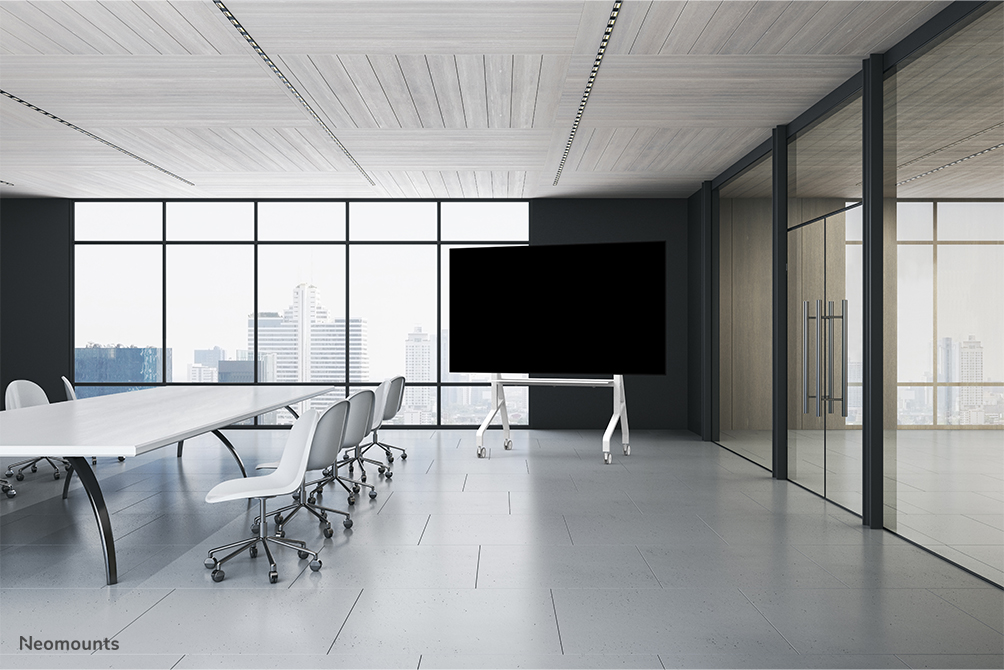 Neomounts FL50-575WH1 Carello TV 65-110" - installazione rapida - TÜV